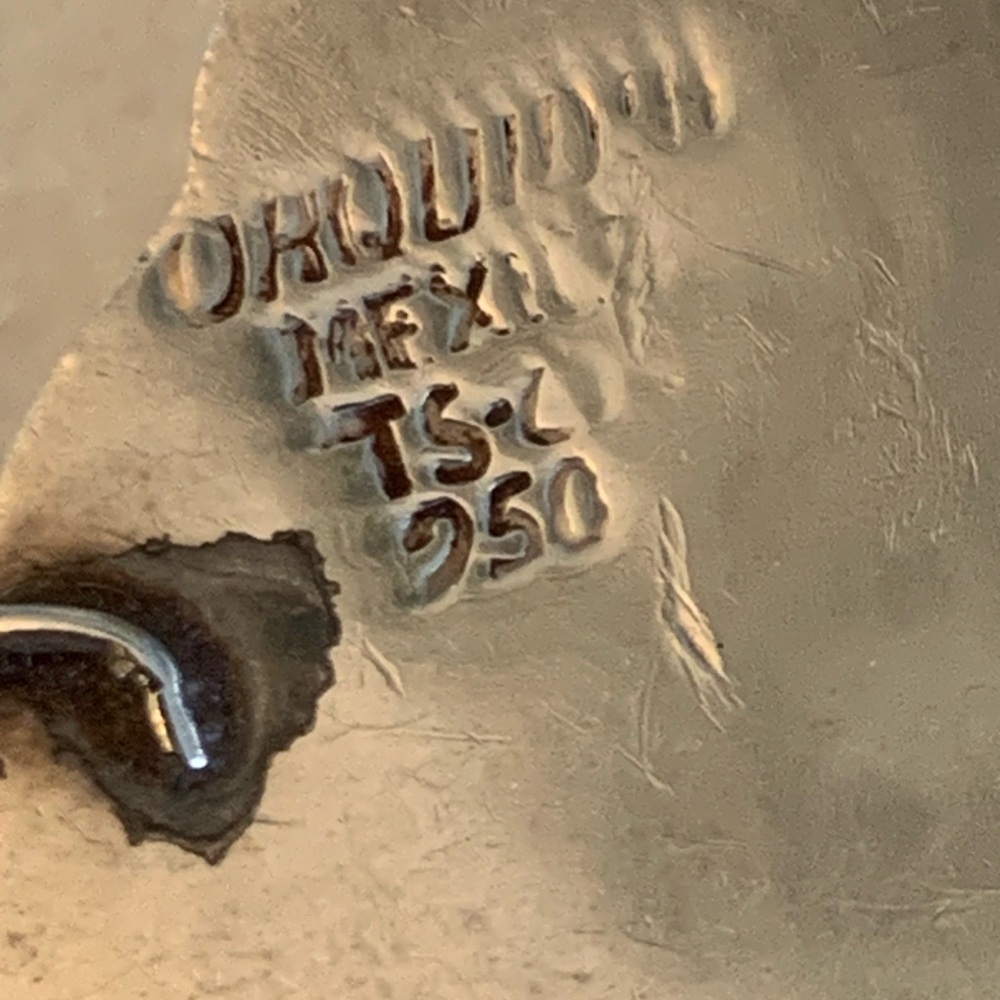 Vintage ORQUIDIA Silver 950 Clip On Earrings - Picture 5 of 7